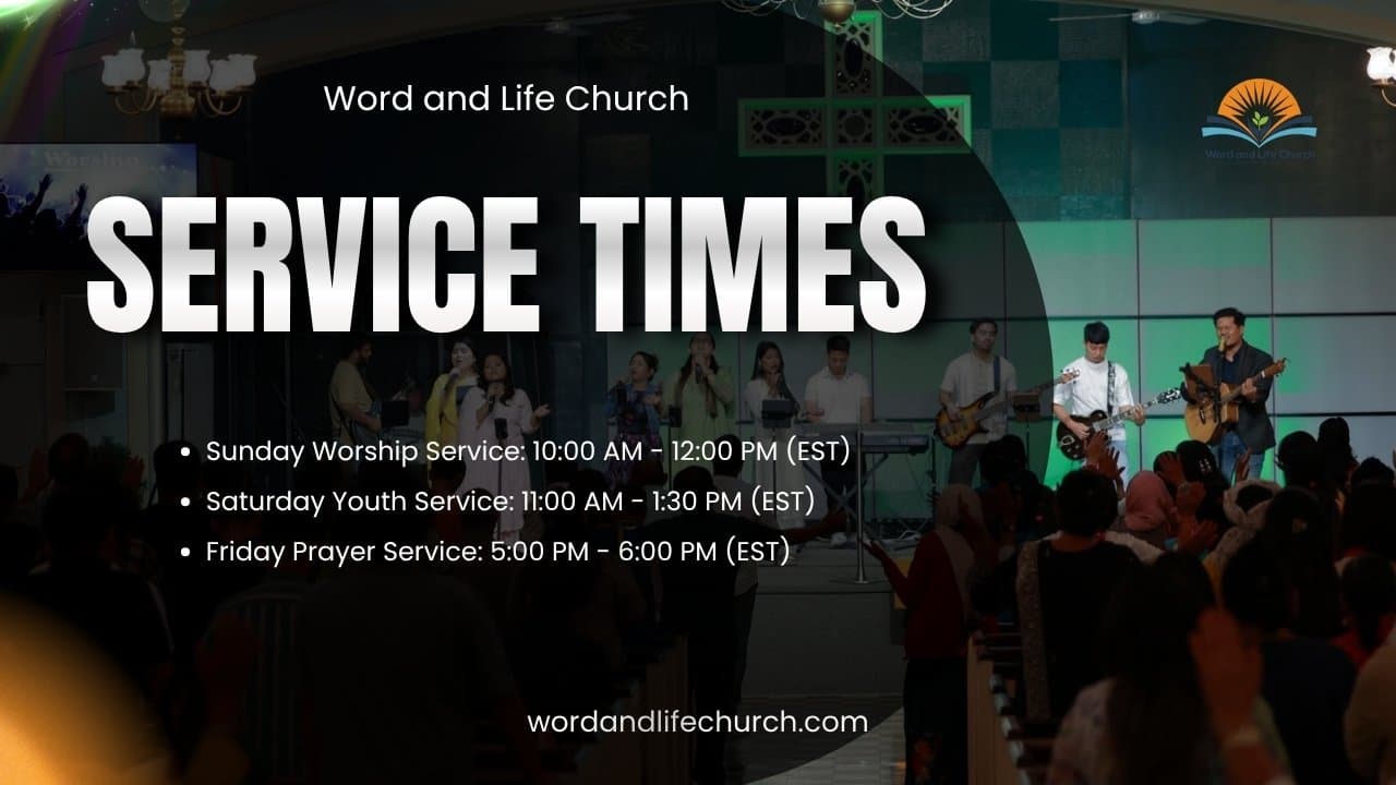 Our Weekly Service Schedule